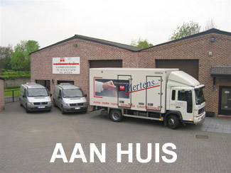 Mertens n.v. vrachtwagen voor levering aan huis